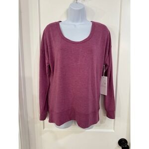 Balance Collection Women's wild aster Crisscross Georgia Sweatshirt Sz Small